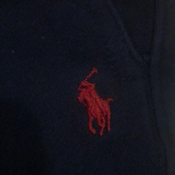 ‼️POLO RALPH LAUREN joggers dark blue x red logo‼️ - Picture 4 of 4